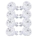 DL-pro 8x Korbrolle Oberkorb passend für Bosch Siemens Neff AEG Bauknecht Whirlpool Ikea 424717 für oberen Geschirrskorb Geschirrspüler Spülmaschine